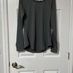 NWT Women's charcoal Long Sleeve Top size small